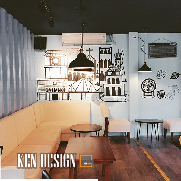 thiết kế quán cafe đẹp